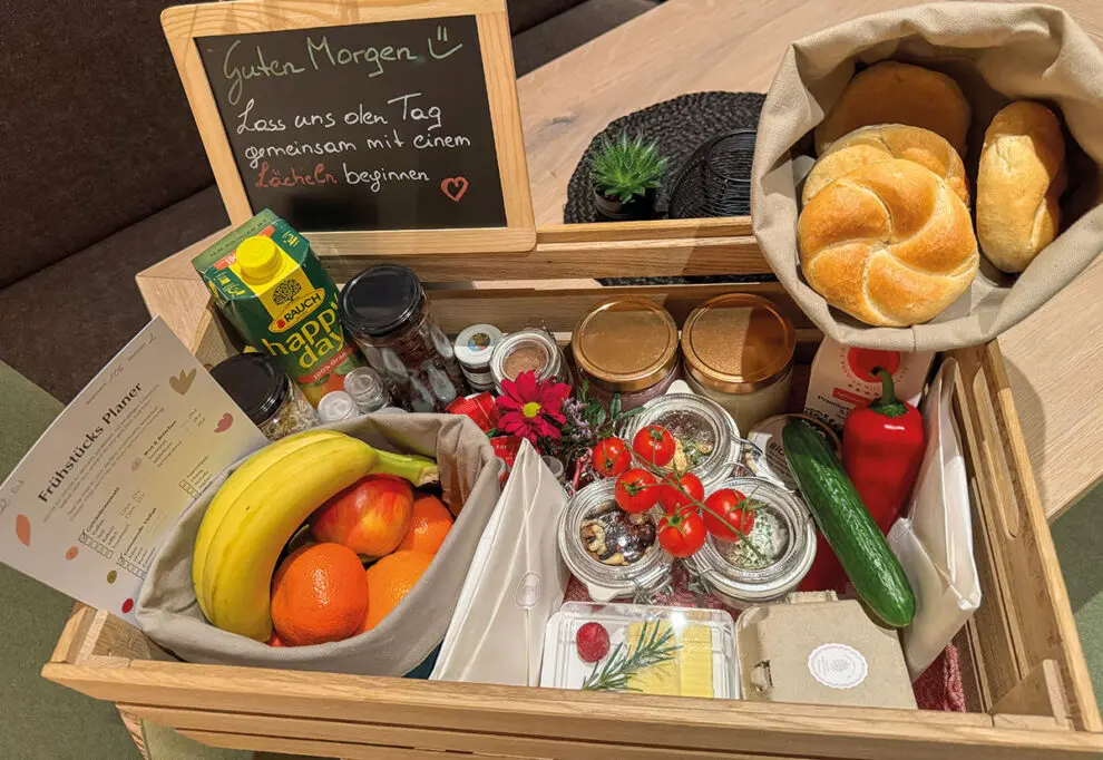 Frühstück in Wagrain, Aparthotel Mariengut